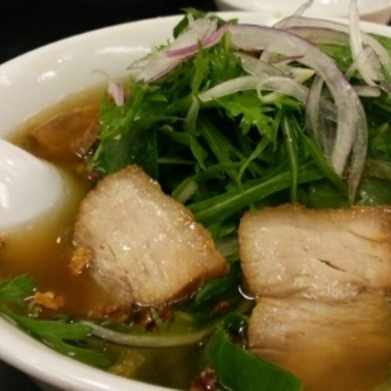 さっぱり醤油のたっぷり野菜ラーメン(会津喜多方ラーメン小法師　大塚店)