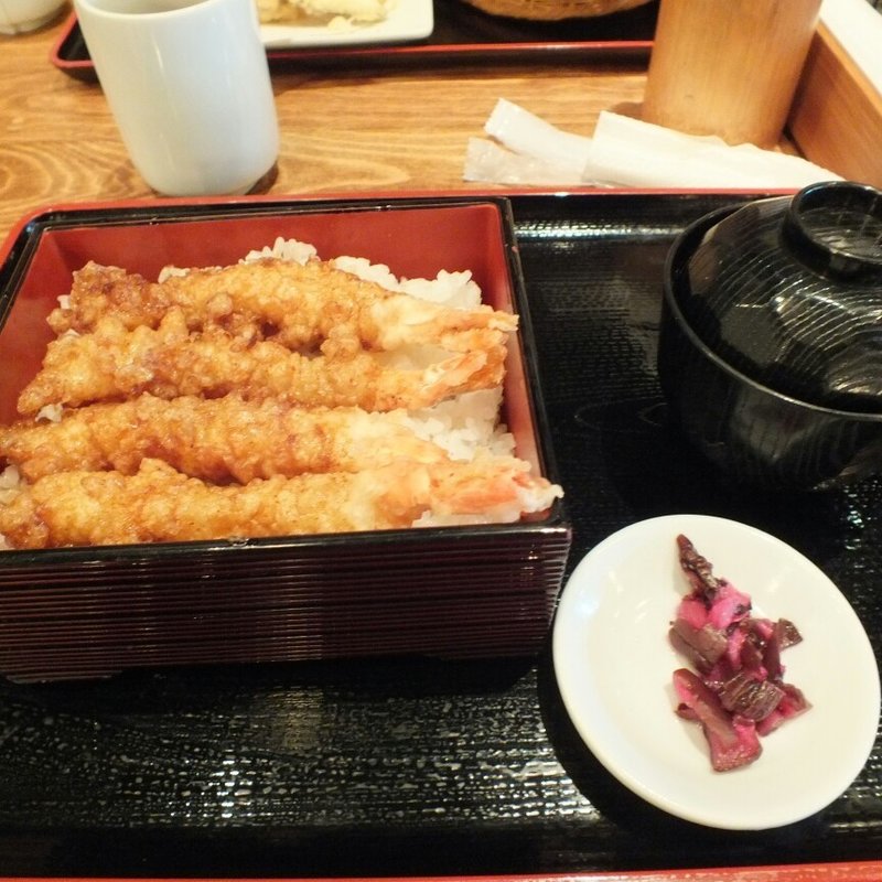 江戸前海老四天重(権八 G-Zone 銀座 （GONPACHI）)