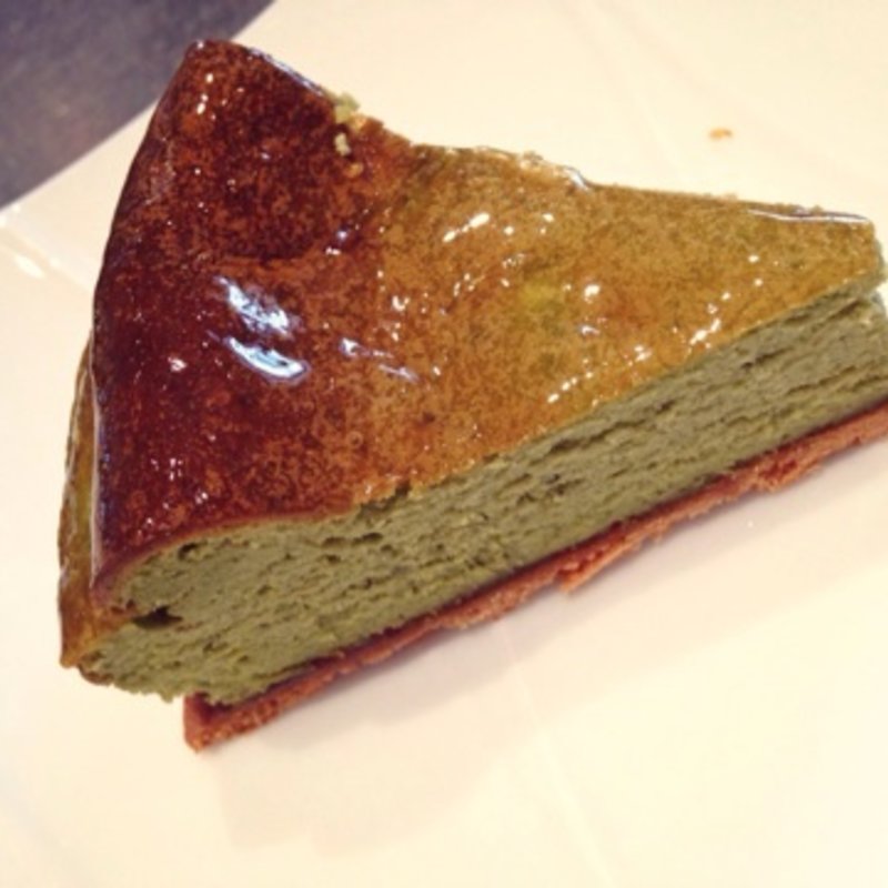 抹茶のベイクドチーズタルト(茶-cafe)