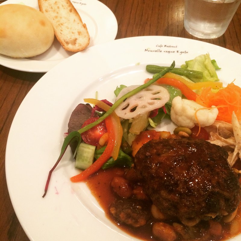 ハンバーグランチ(ヌーベルバーグKYOTO)