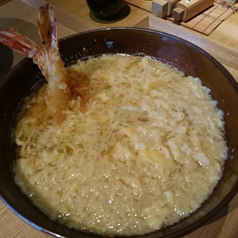 天とじ(京うどん 生蕎麦 岡北（おかきた）)