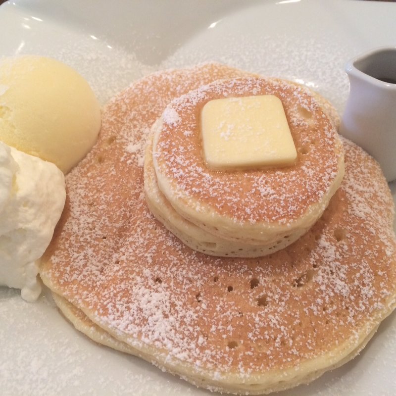 ふわとろリコッタパンケーキ(梅小路カフェ　BOSSCHE （ボッシェ）)