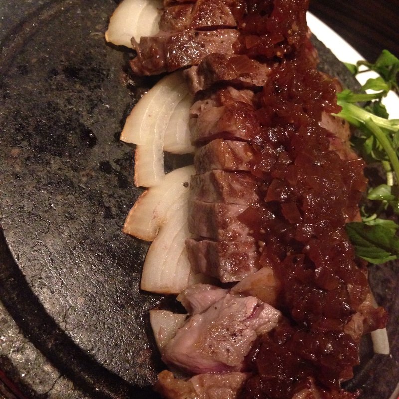 スペイン産　RALポークの桜スモークロースト(MAIMON 銀座)