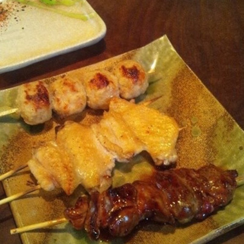 焼き鳥レバー他(うなぎ鳥善)