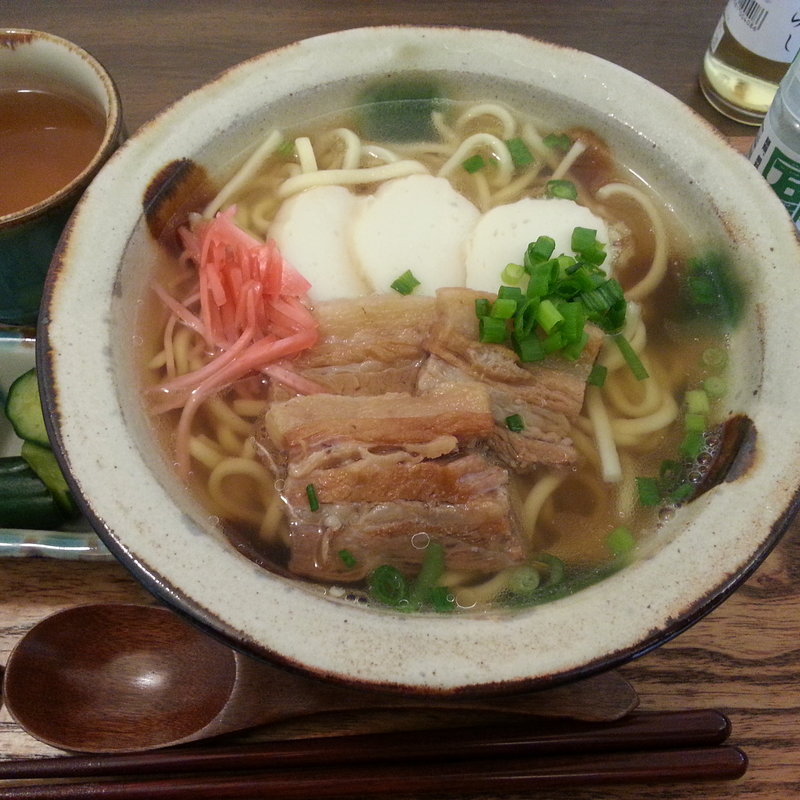 沖縄そば(黒糖カフェ KAFUU)