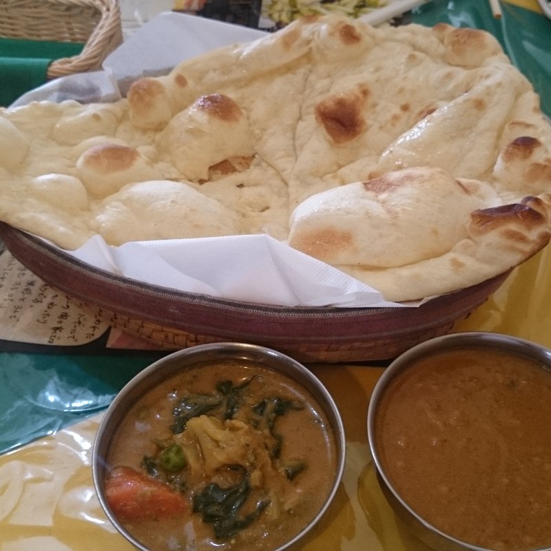 ランチBセット（キーマカレー・野菜カレー・サラダ・ドリンク）(MAMMI（マンミ）)