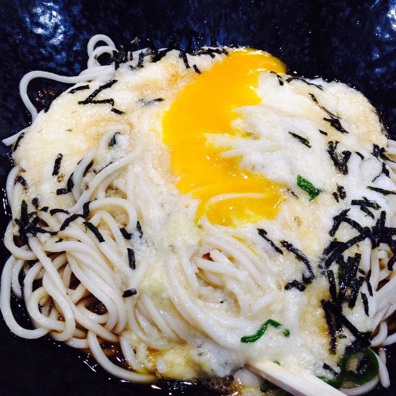 山かけ蕎麦（温）(扇矢)