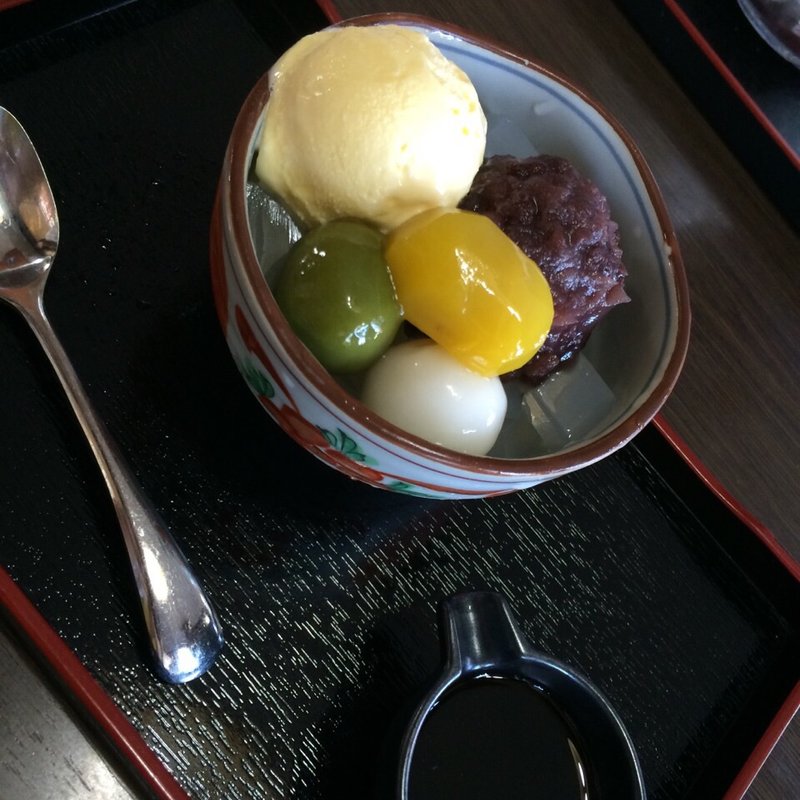 クリームあんみつ(山里 段葛店)