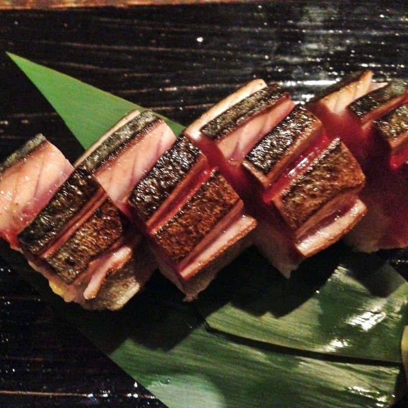 鯖の炙り棒寿司(春秋 渋谷文化村通)