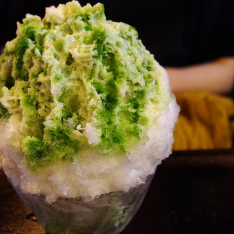 氷抹茶ミルク(花月堂 本店)