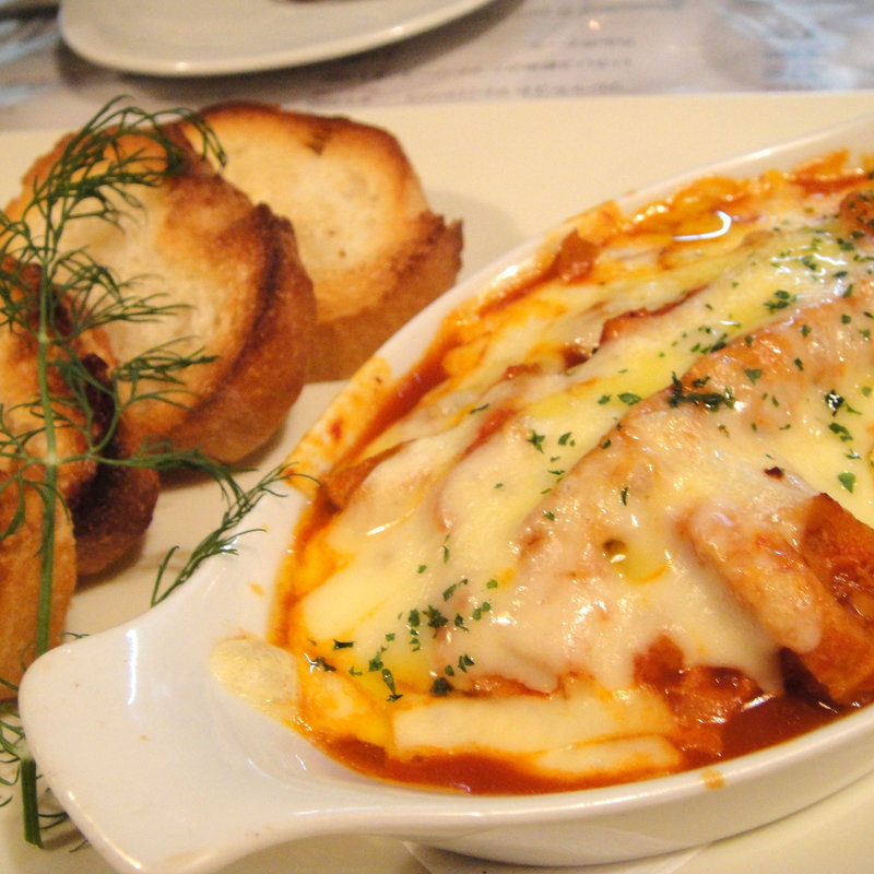 トリッパ煮込みのオーブン焼き（バケット付）(モーゼ)