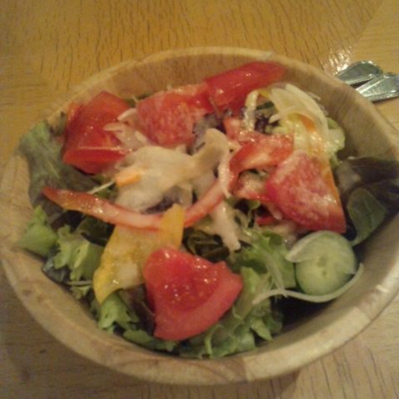 季節野菜のサラダ(エコファームカフェ632原宿)