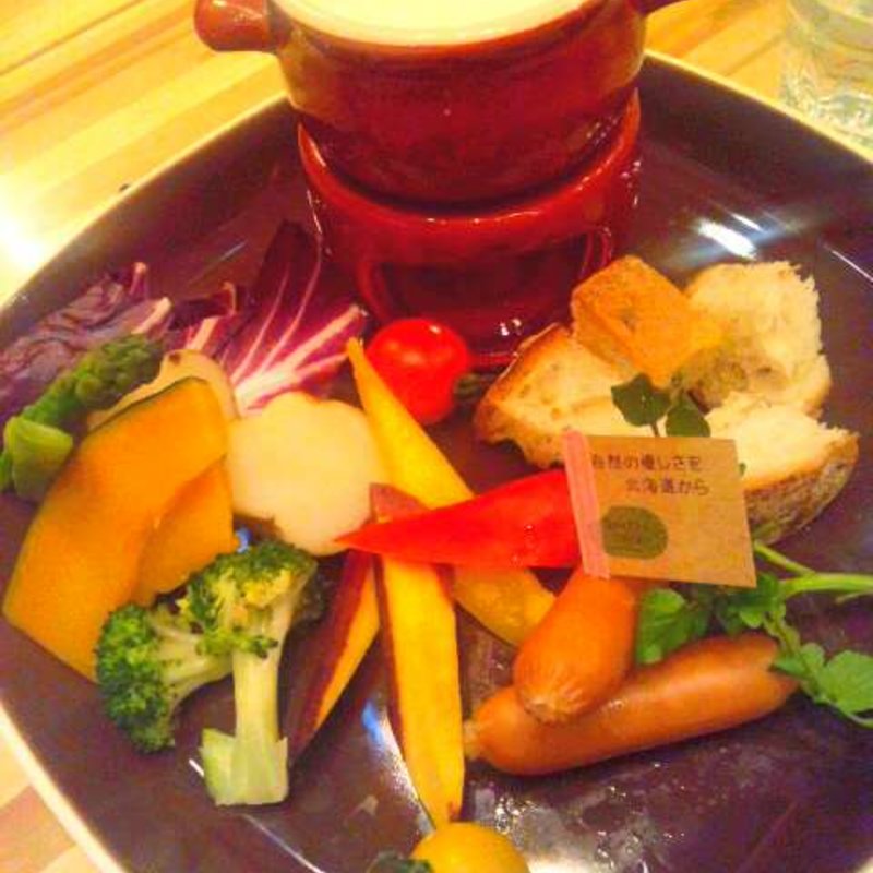 北海道のスペシャルチーズ・フォンデュ(Yuu Yoo CAFE　仙川店)