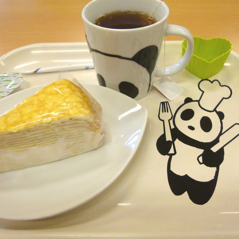 ミルクレープセット(上野グリーンサロン)