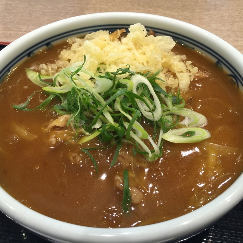 カレーうどん(花きり)