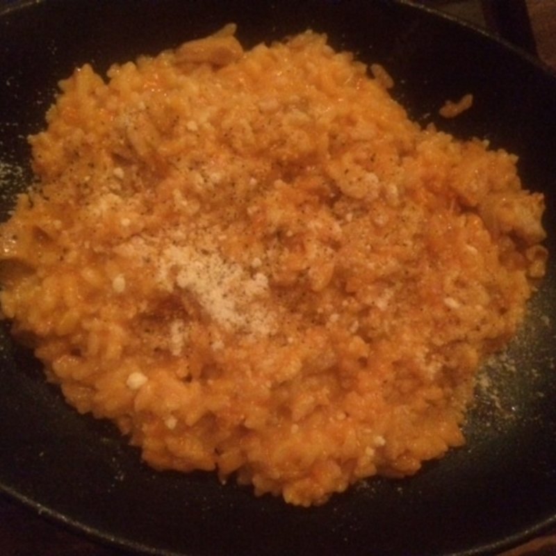 フォアグラ入りトマトクリームリゾット(長堀ダイナー)