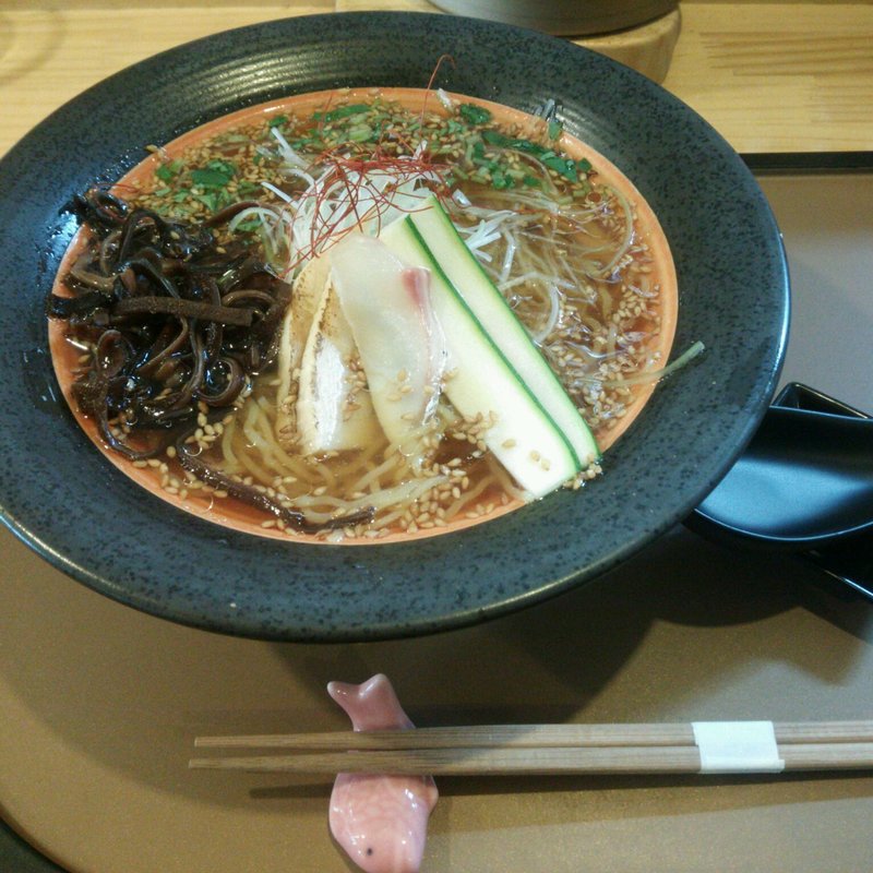 鯛ラーメン（醤油）(麺処 彩 （サイ）)