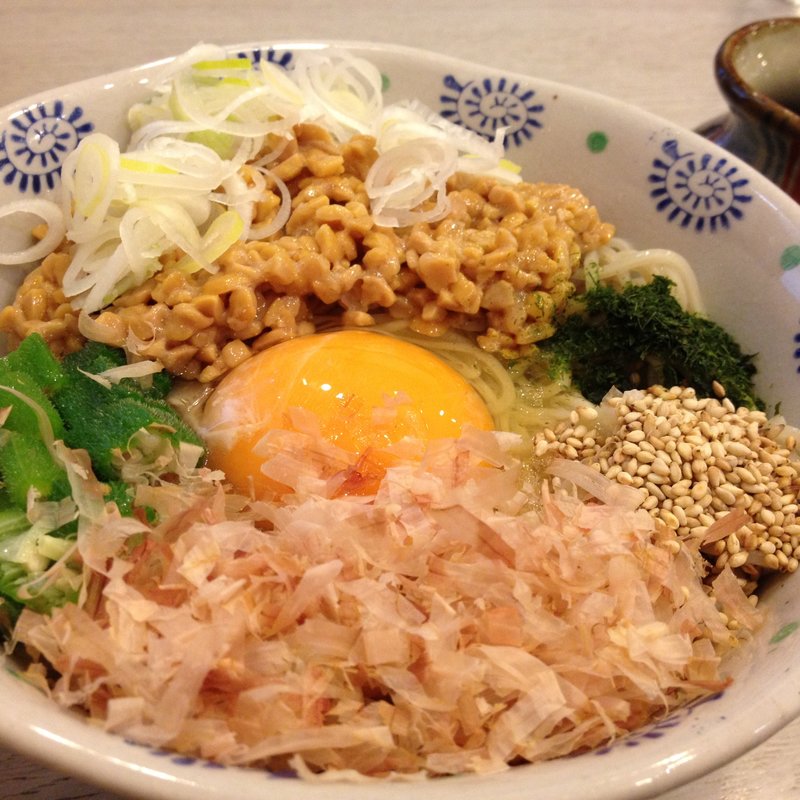 納豆そば(松竹庵 人形町支店)