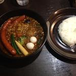 キーマナットカリー・イベリコ豚のソーセージ(トッピング)(curry&cefe SAMA)