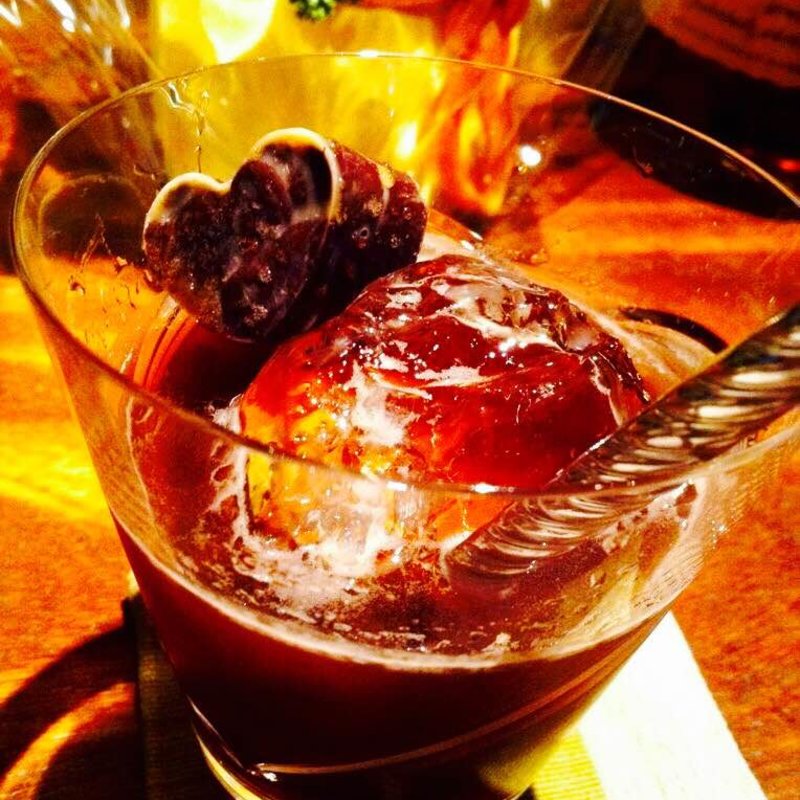 バレンタイン限定・生チョコ入りカクテル(Bar　EIGHT （バー エイト）)