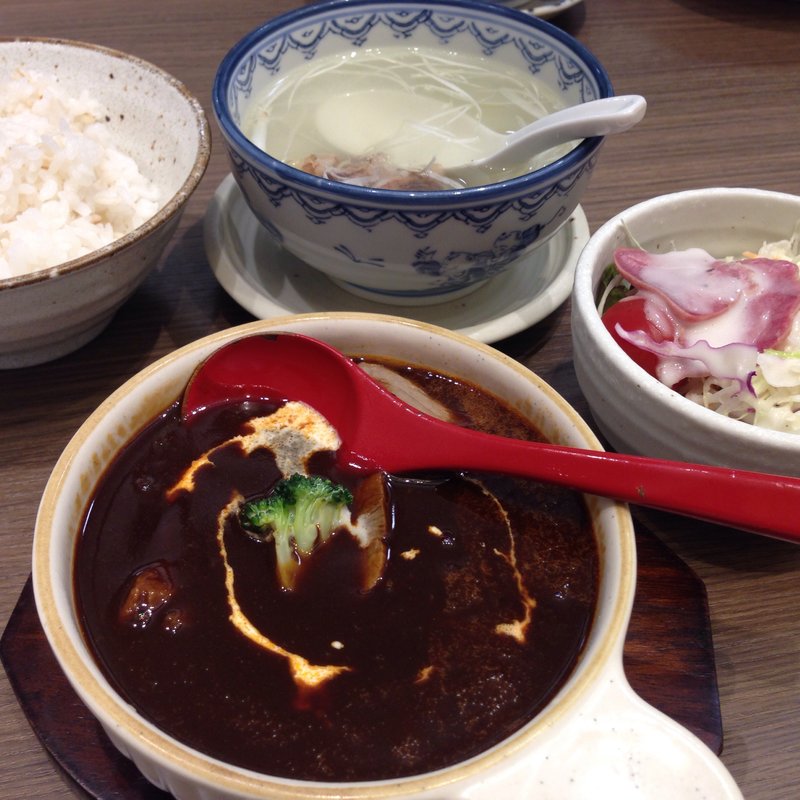 牛タンシチュー定食(森商店 イオンモール京都桂川店 )