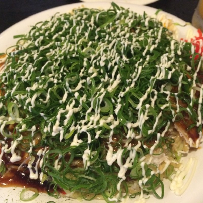 肉玉そば　ネギのせ(鉄板 広島焼き 鉄心 蒲田店)