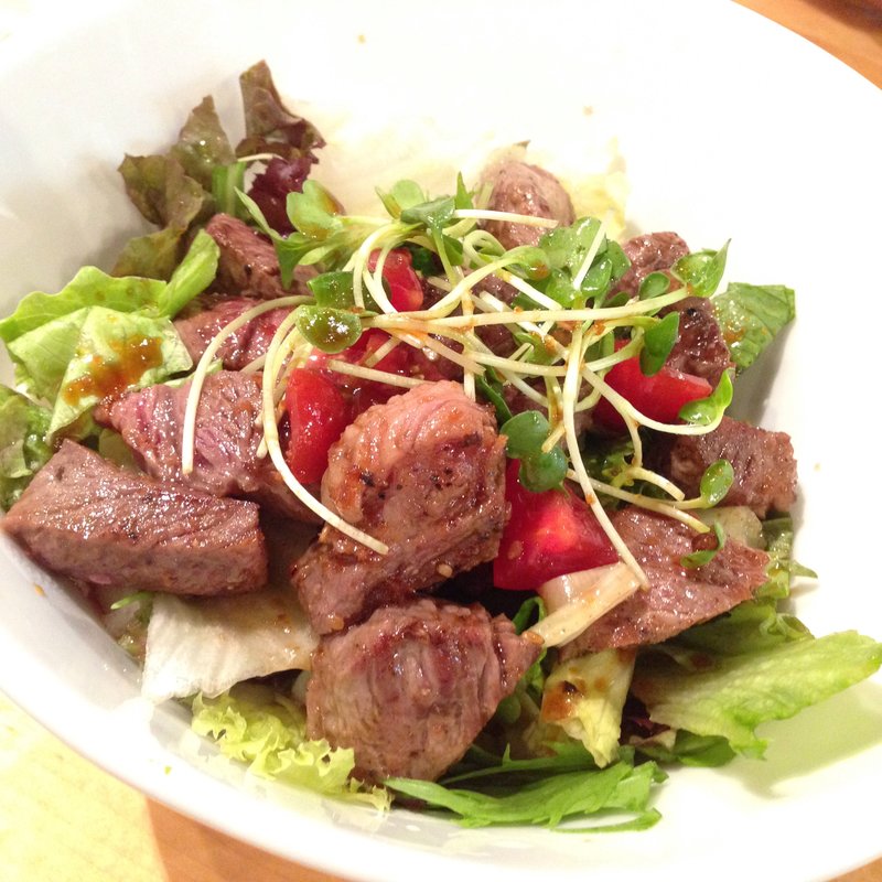 ステーキ丼ランチ(naniwaen)