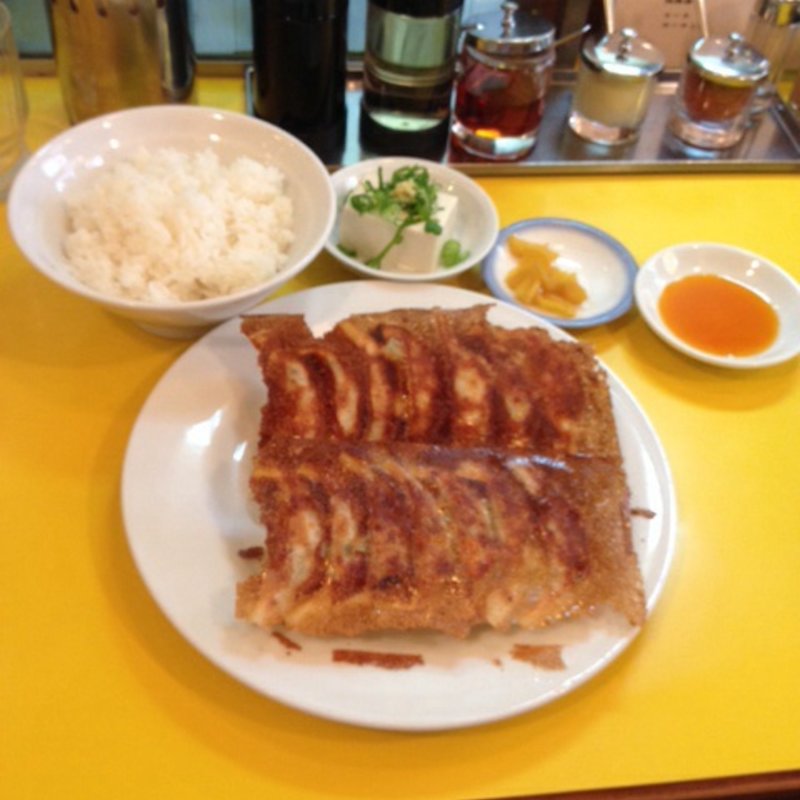 餃子定食(らくてん)