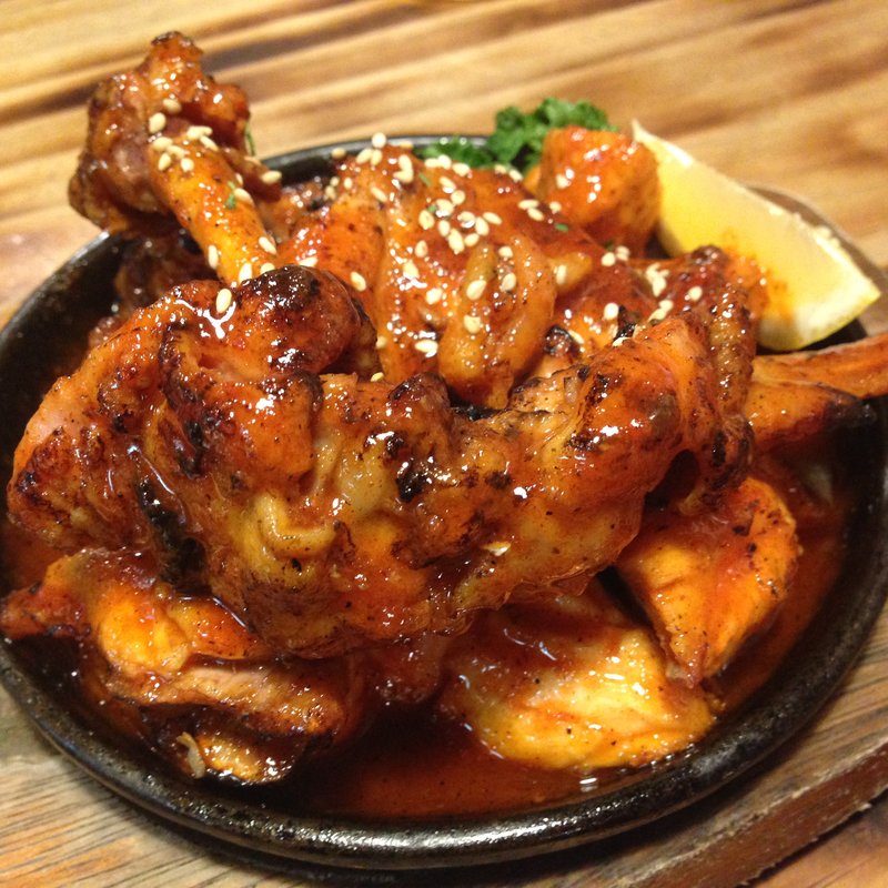 激辛BBQチキン（今回はハーフ）(辛ちゃん2号店)