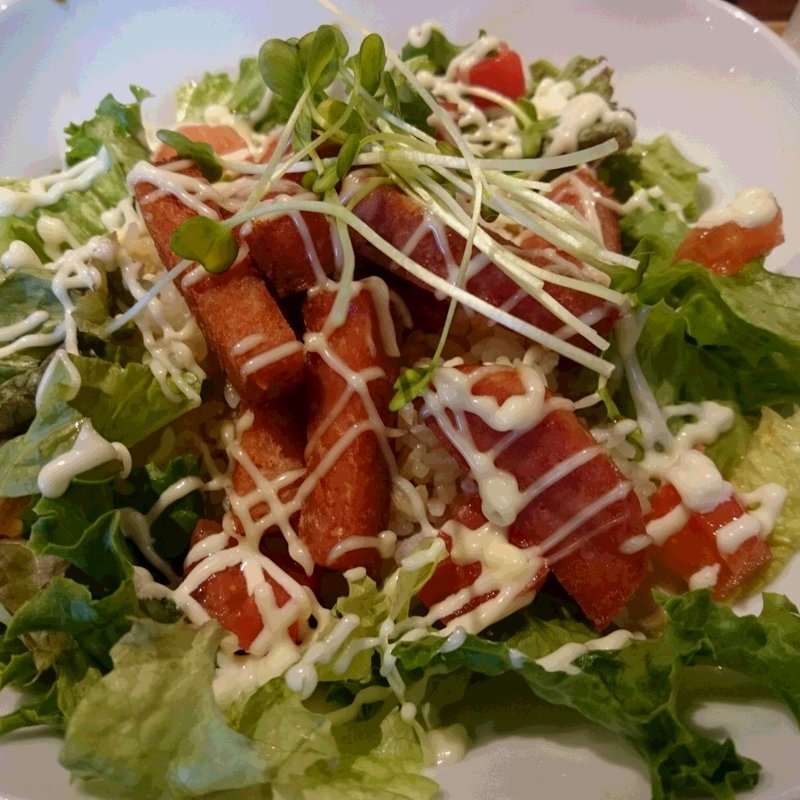 スパム丼(Ho’ ahu coffee)