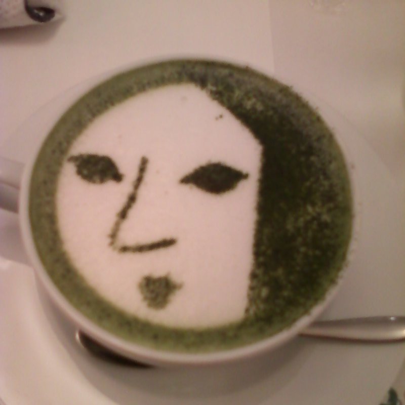 よーじや製抹茶カプチーノ(よーじやカフェ 三条店 )