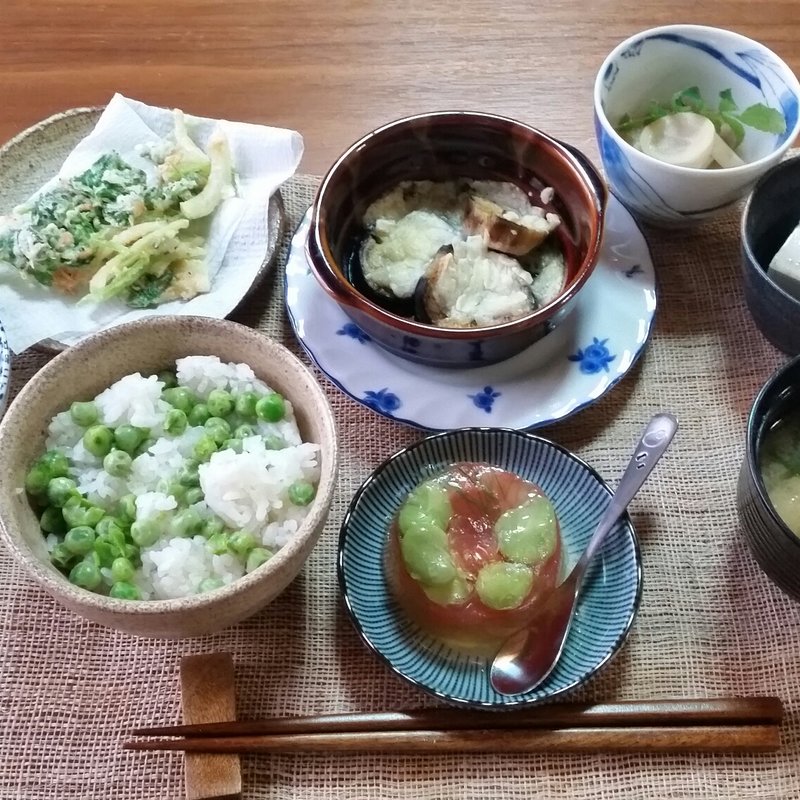 日替わり野菜ランチ(すてんしょんかふぇ)
