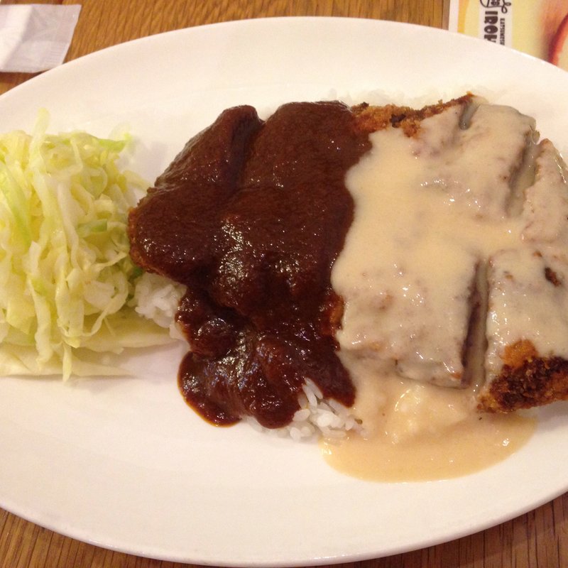 黒毛和牛かつめし ハーフ＆ハーフ(かつめし いろはーず)