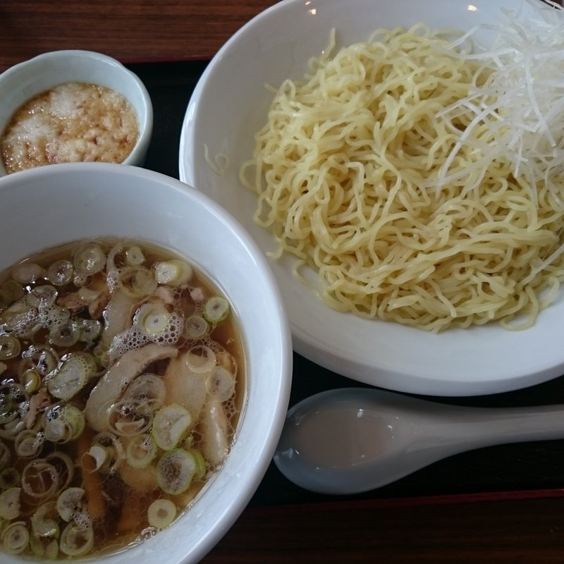 のらや流 つけ麺 （ 大盛り 約270g ） ＋ 白ネギ (のらや )
