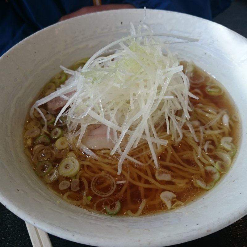 和風らーめん （ 普通 約130g ） ＋ 白ネギ (のらや )