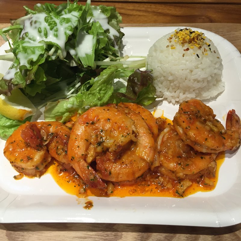 ガーリックシュリンププレート(ブルーウォーターシュリンプ （BLUE WATER SHRIMP）)