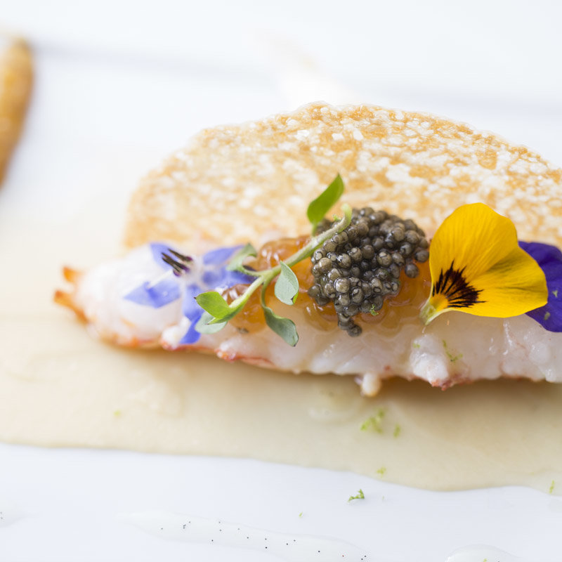 伊勢海老　キャビア(レストラン アッシュ)