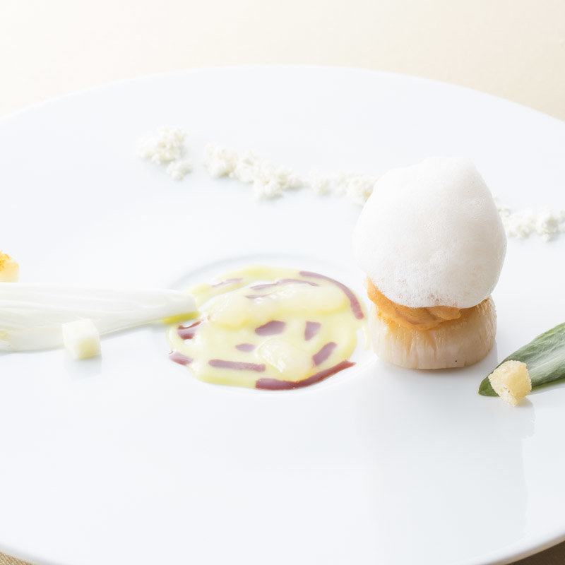 ホタテのグリル(レストラン アッシュ)