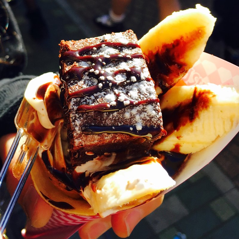 チョコバナナブラウニー(サンタモニカクレープ)