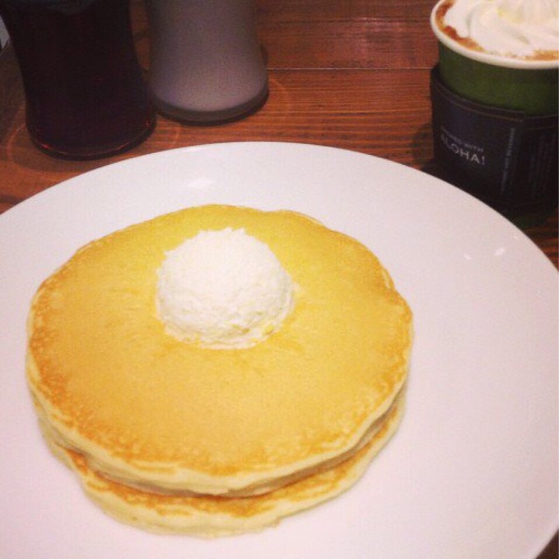 オリジナルパンケーキ ホイップバター＆メイプル(ホノルルコーヒー)