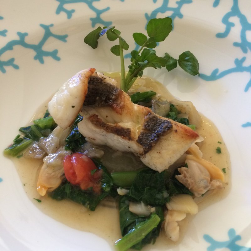 スズキとカルチョーフィのプロデット(リストランテ カステッロ)