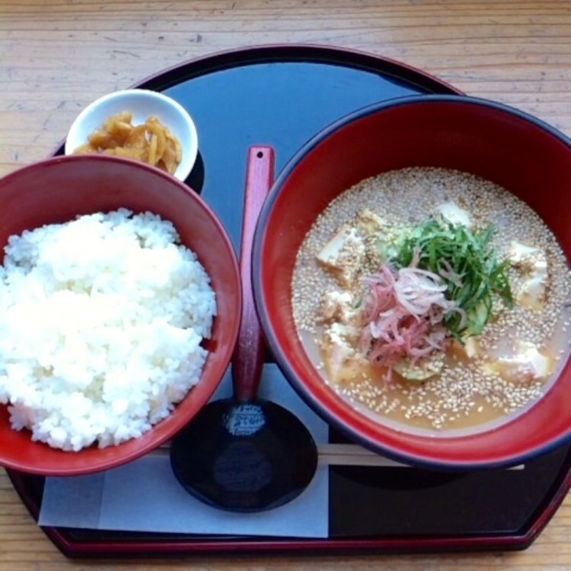 冷や汁定食(新宿みやざき館 KONNE｜Miyazaki Prefectural Product Center)