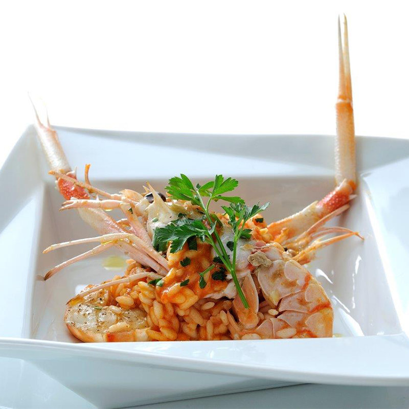 手長海老のリゾット(青山エリュシオンハウス)