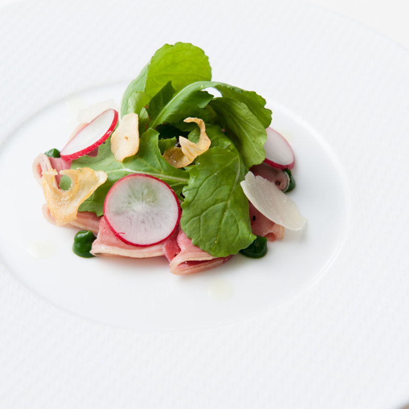 生ハムのサラダ仕立て(レストラン タテルヨシノ 芝)