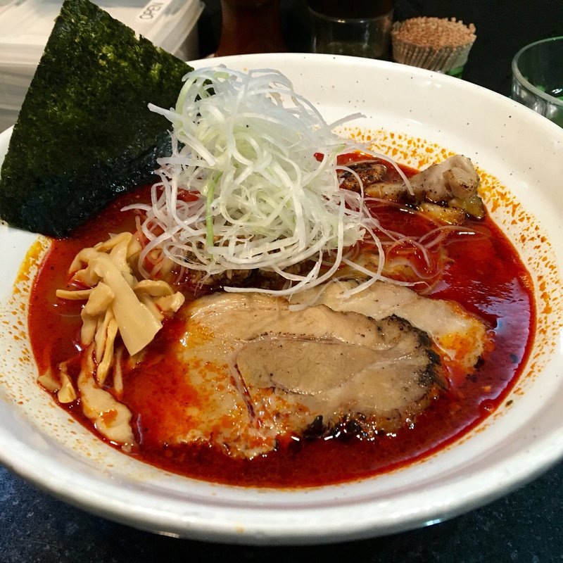 肉辛そば(麺屋 どうげんぼうず)