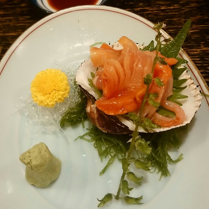 赤貝の刺身(竹房)