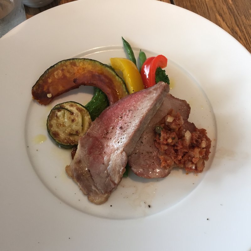 本日のプレート やまゆりポークのトマトソースがけ(GARB 江ノ島)