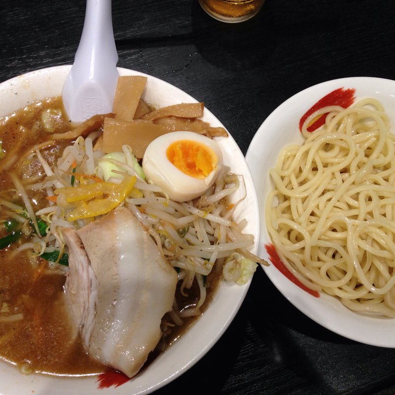 野菜 特製もりそば味噌味(東池袋大勝軒 うさぎ家)