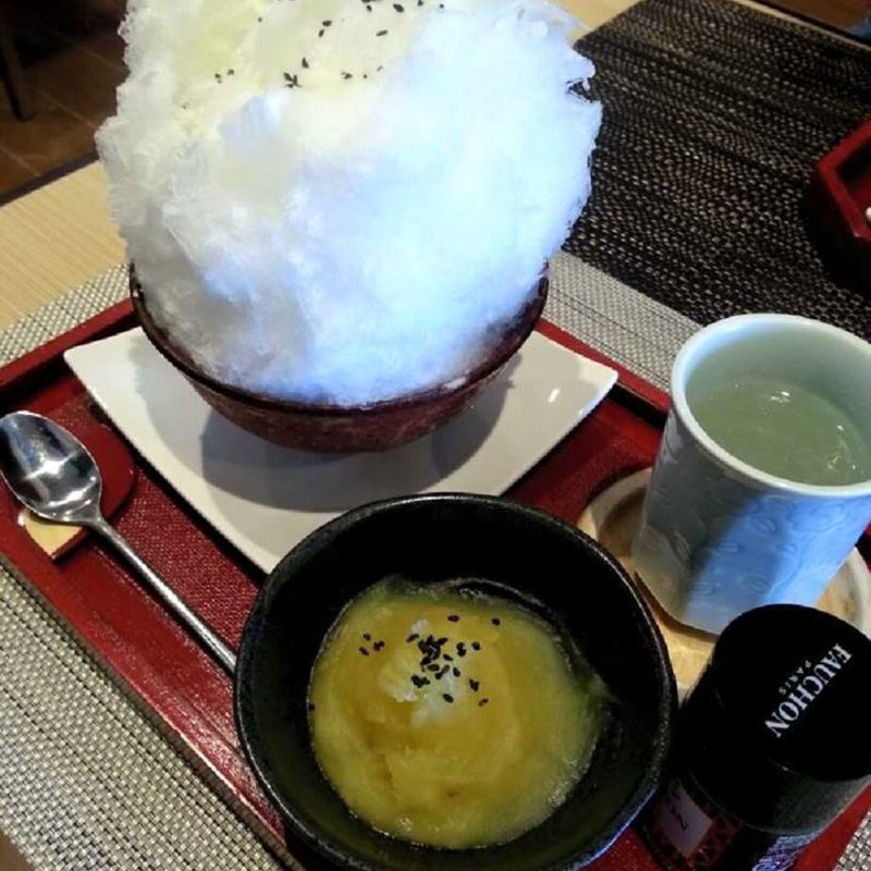 さつまいも氷(柿の葉ずし 平宗 法隆寺店 （ひらそう）)