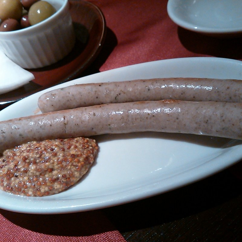 焼き白ソーセージ(バル恵比寿)